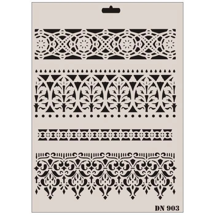 Mey İthalat® Rich Dantel Seri DN-903 Stencil 35x25 cm