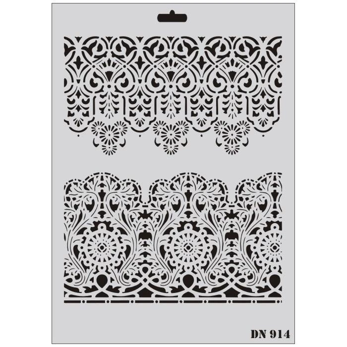 Mey İthalat® Rich Dantel Seri DN-914 Stencil 35x25 cm