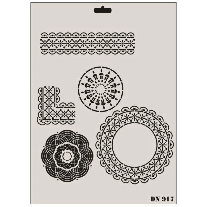 Mey İthalat® Rich Dantel Seri DN-917 Stencil 35x25 cm