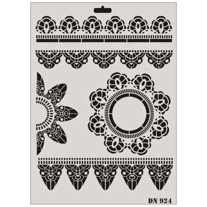Mey İthalat® Rich Dantel Seri DN-924 Stencil 35x25 cm