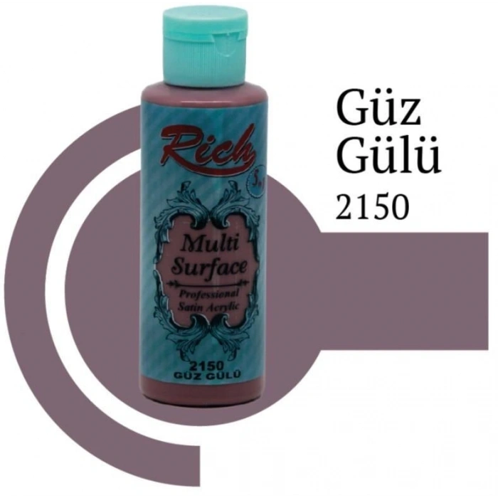 Mey İthalat® Rich Multi Surface 2150 Güz Gülü Akrilik Boya 120 cc