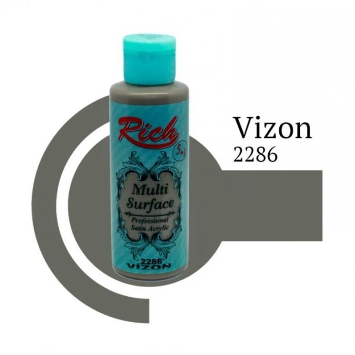 Mey İthalat® Rich Multi Surface 2286 Vizon Akrilik Boya 120 cc