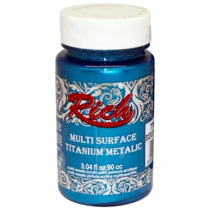 Mey İthalat® Rich Multi Surface Titanium 2566 Bodrum Mavi Metalik 90 cc