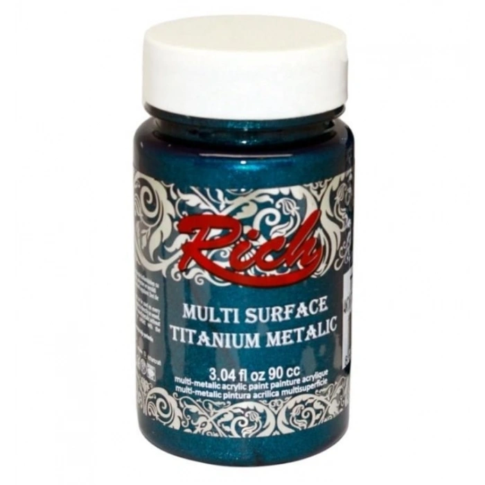 Mey İthalat® Rich Multi Surface Titanium 2570 Antik Turkuaz Metalik 90 cc