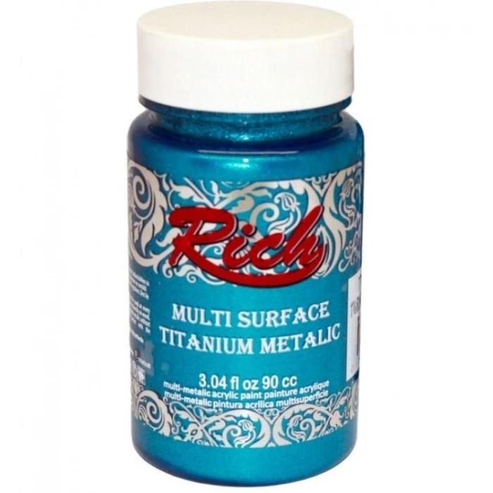 Mey İthalat® Rich Multi Surface Titanium 2572 Turkuaz Metalik 90 cc