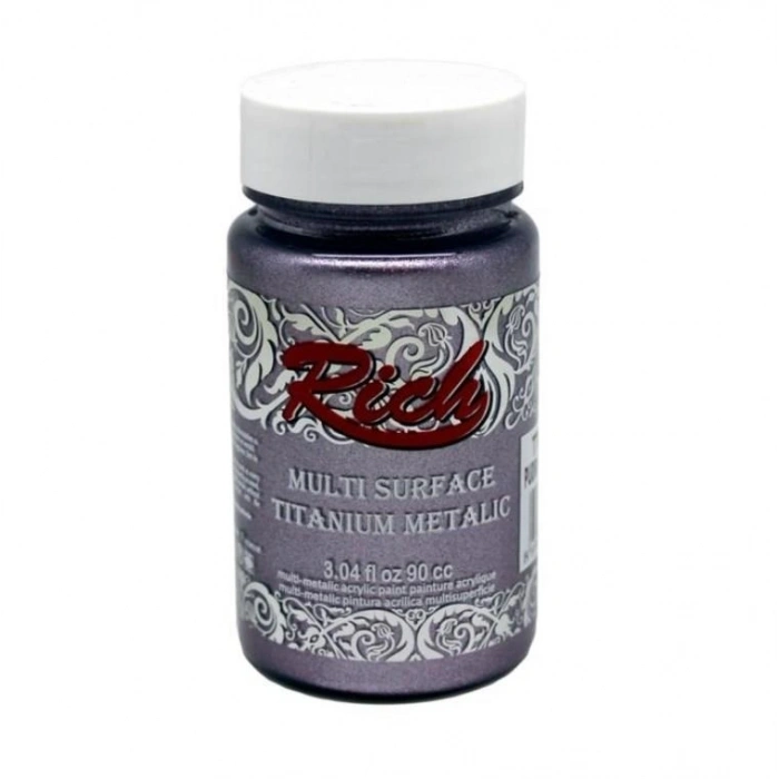 Mey İthalat® Rich Multi Surface Titanium 2576 Pudra Mor Metalik 90 cc