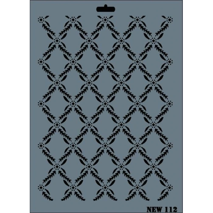Mey İthalat® Rich New Seri N-112 Stencil 35x25 cm
