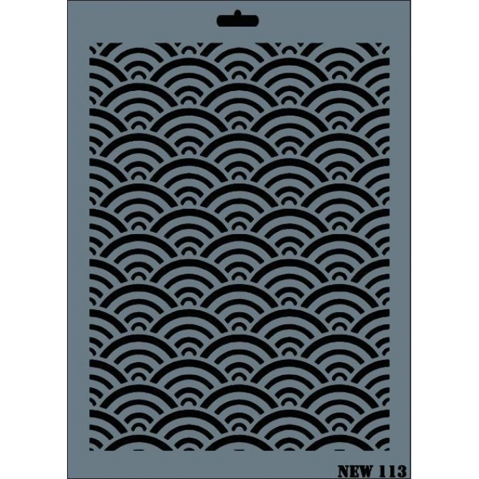 Mey İthalat® Rich New Seri N-113 Stencil 35x25 cm