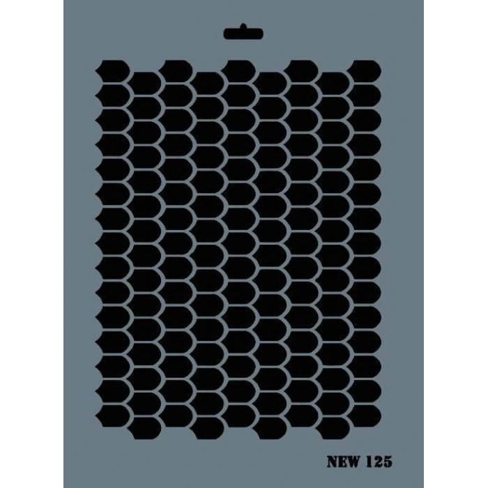 Mey İthalat® Rich New Seri N-125 Stencil 35x25 cm