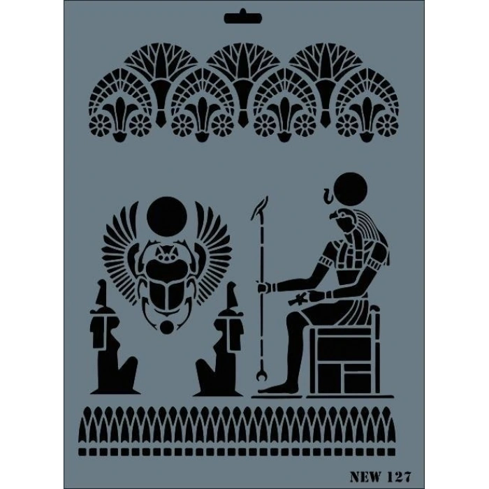 Mey İthalat® Rich New Seri N-127 Stencil 35x25 cm