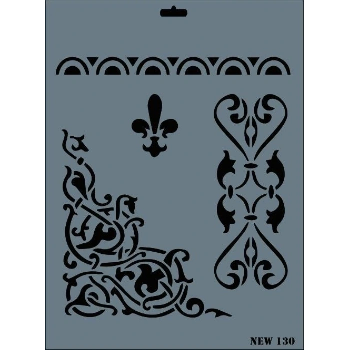 Mey İthalat® Rich New Seri N-130 Stencil 35x25 cm