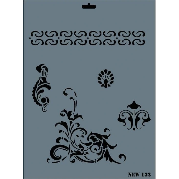 Mey İthalat® Rich New Seri N-132 Stencil 35x25 cm