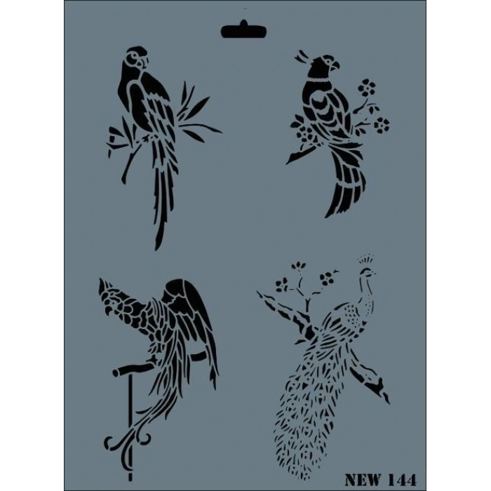 Mey İthalat® Rich New Seri N-144 Stencil 35x25 cm