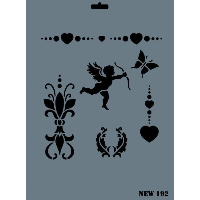 Mey İthalat® Rich New Seri N-192 Stencil 35x25 cm