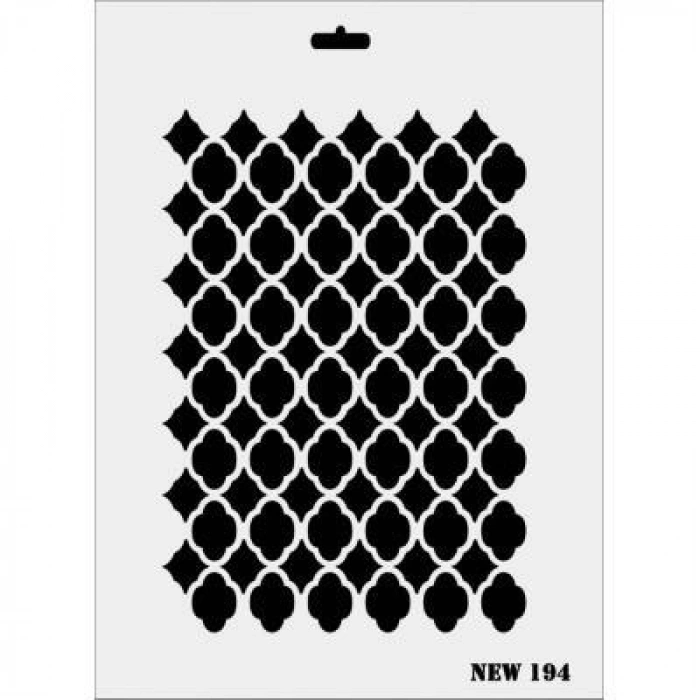 Mey İthalat® Rich New Seri N-194 Stencil 35x25 cm