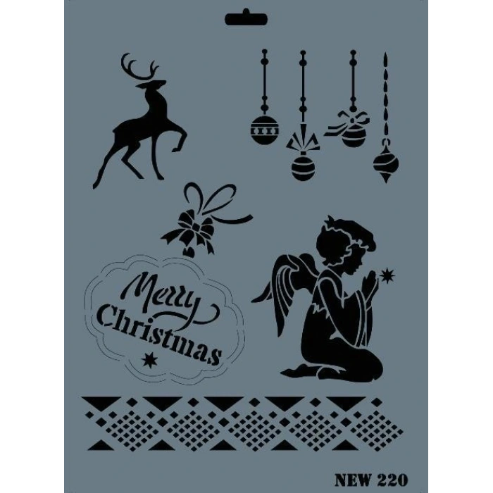 Mey İthalat® Rich New Seri N-220 Stencil 35x25 cm