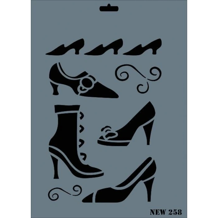 Mey İthalat® Rich New Seri N-258 Stencil 35x25 cm