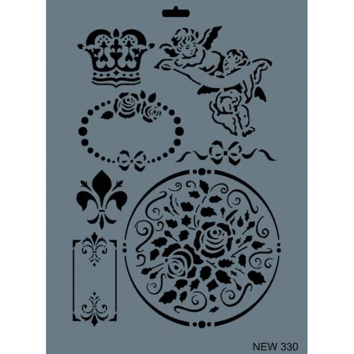 Mey İthalat® Rich New Seri N-330 Stencil 35x25 cm