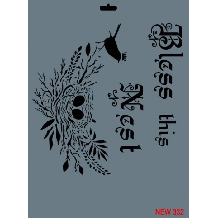 Mey İthalat® Rich New Seri N-332 Stencil 35x25 cm