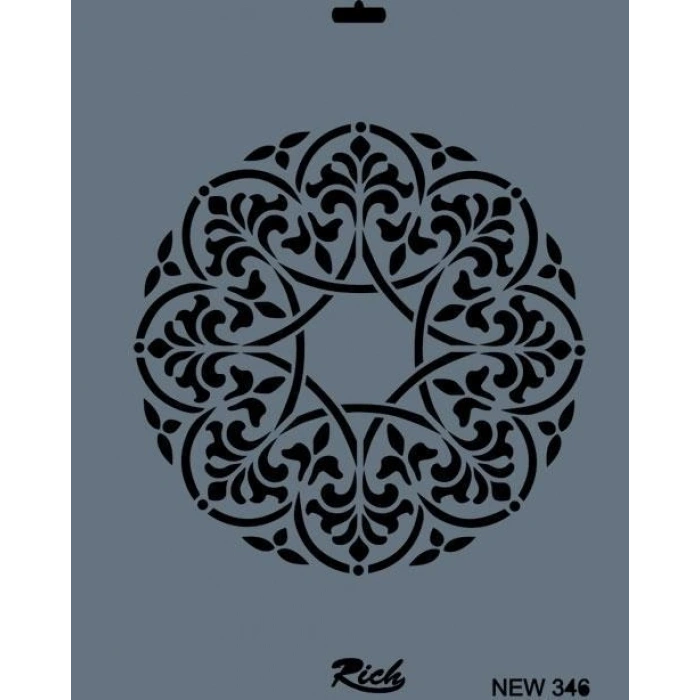 Mey İthalat® Rich New Seri N-346 Stencil 35x25 cm