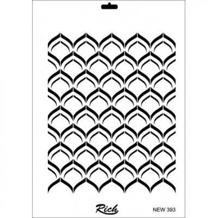 Mey İthalat® Rich New Seri N-393 Stencil 35x25 cm