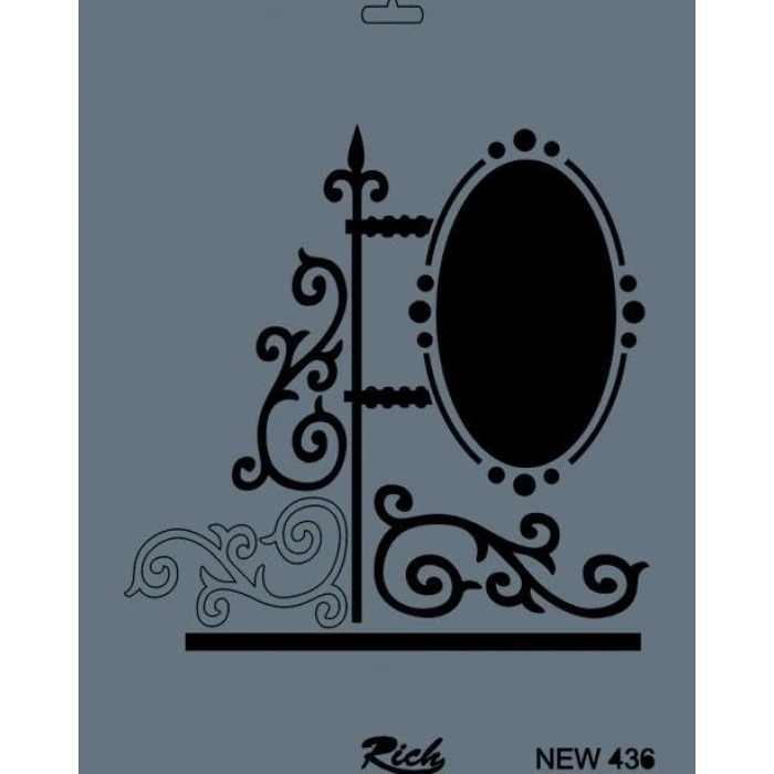 Mey İthalat® Rich New Seri N-436 Stencil 35x25 cm
