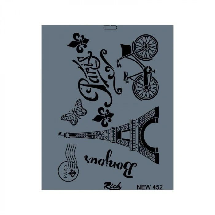 Mey İthalat® Rich New Seri N-452 Stencil 35x25 cm