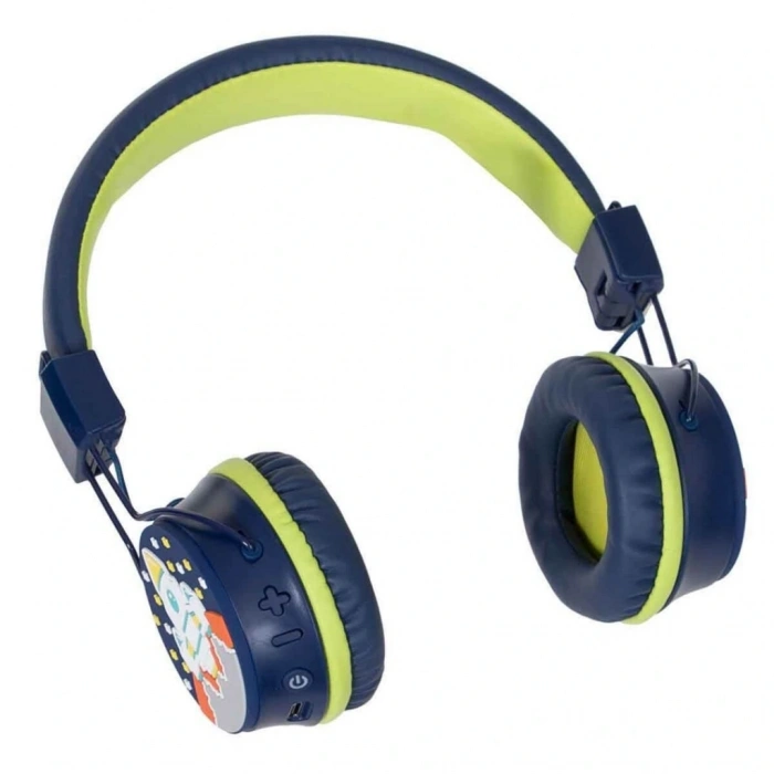 Mey İthalat® Roket Desenli Bluetooth Kulak Üstü Kablosuz Kulaklık