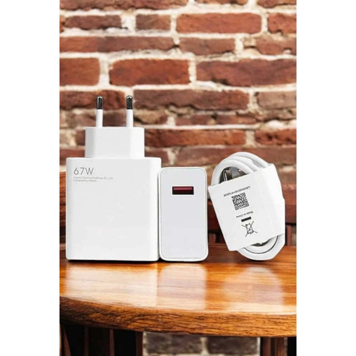 Mey İthalat® Şarj Aleti Turbo Hızlı 67W Type-C Hızlı Şarj