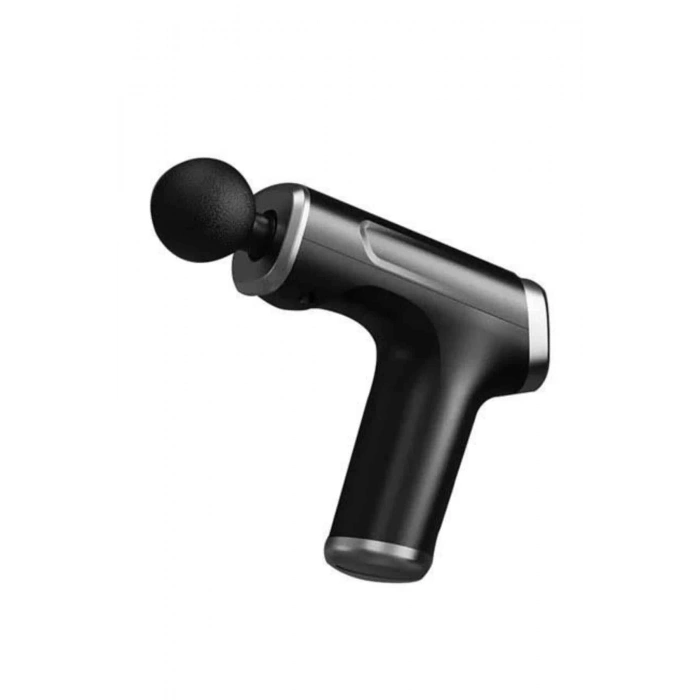 Mey İthalat® Şarjlı Masaj Tabancası 4 Başlıklı Mini Masaj Tabancası ve Masaj Aleti