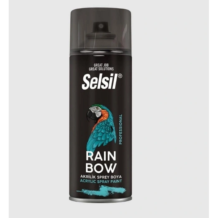 Mey İthalat® Selsil Rainbow Akrilik Sprey Boya 3000 Ateş Kırmızısı
