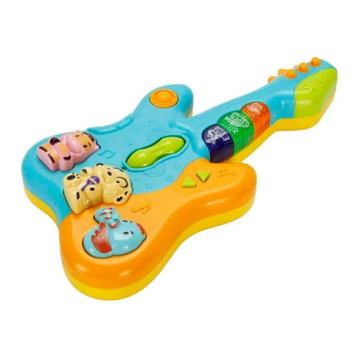 Mey İthalat® Sesli ve Işıklı Hayvan Figürlü Gitar
