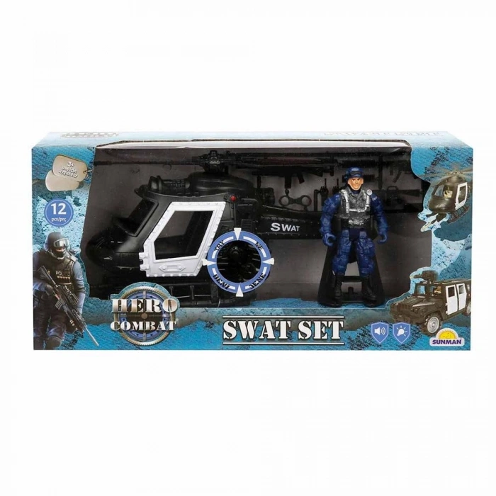 Mey İthalat® Sesli ve Işıklı Polis Oyun Seti