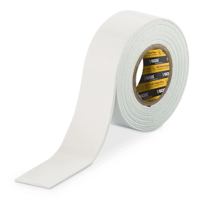 Mey İthalat® SGS 1232 Çift Taraflı Köpük Bant 25 mm 2 Metre