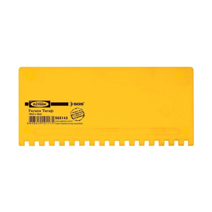Mey İthalat® SGS 143 Fayans Tarağı Plastik