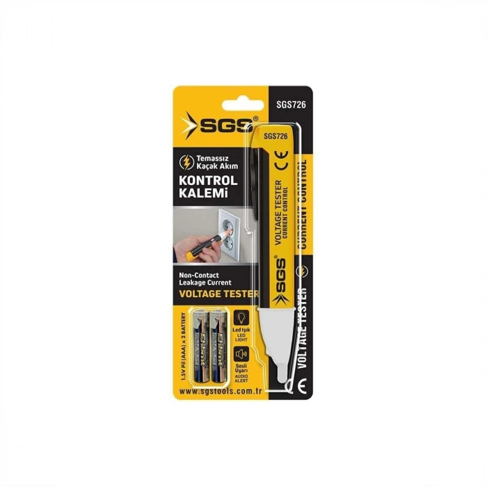 Mey İthalat® Sgs 726 Temassız Kontrol Kalemi 90-1000 Volt