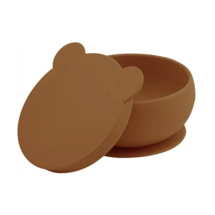 Mey İthalat®   Silikon Kapaklı Kase Woody Brown