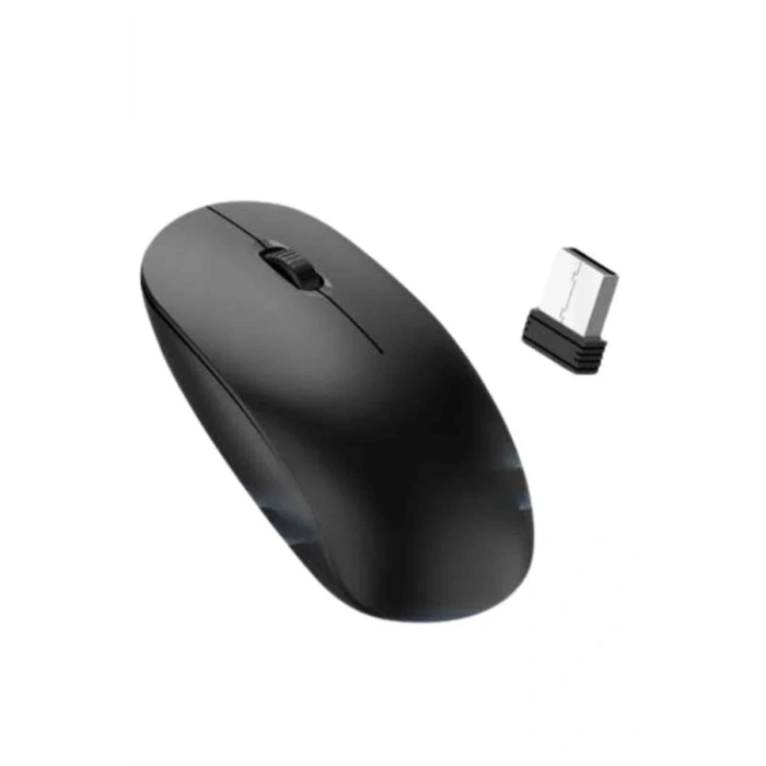 Mey İthalat® Siyah Kablosuz Mouse Wireless Mouse Minimal Tasarım