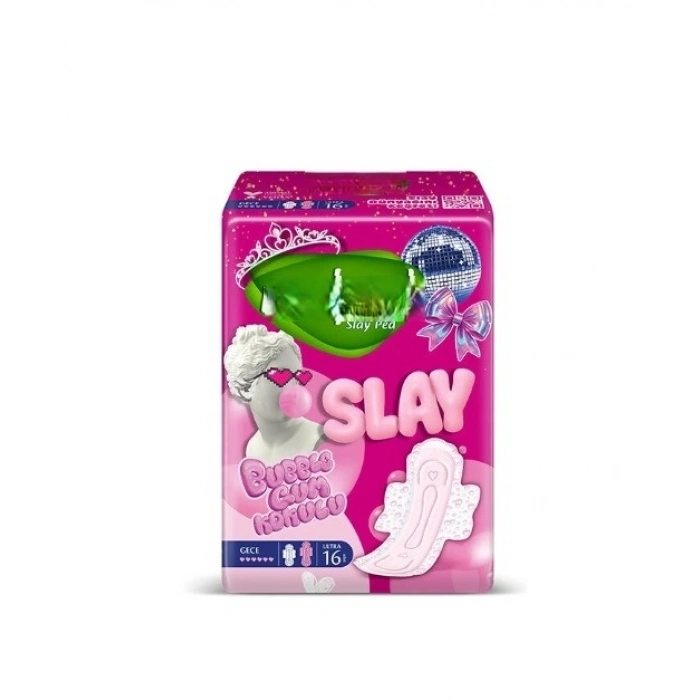 Mey İthalat® Slay Süper Eko Gece Ped 16 Adet