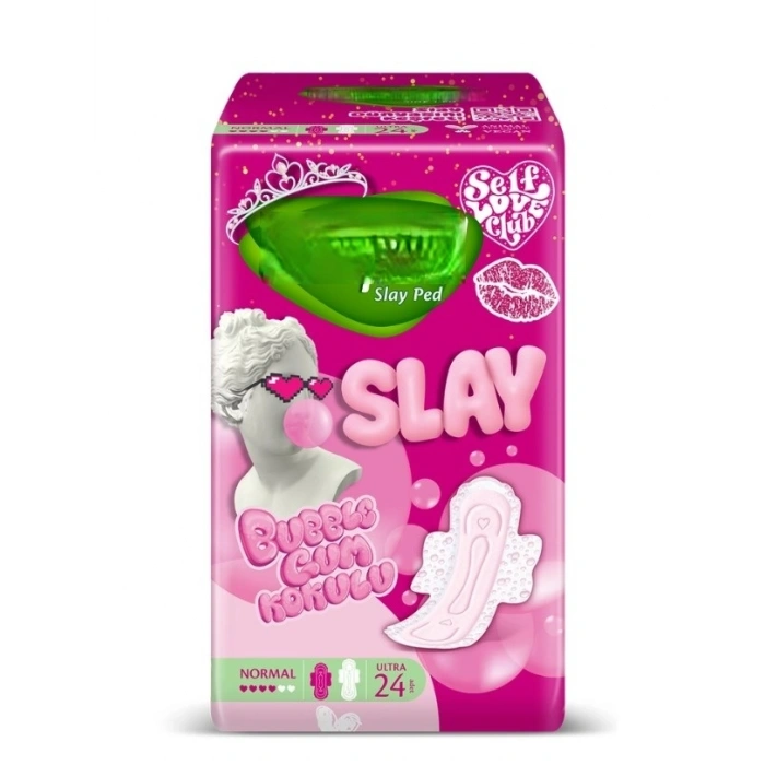 Mey İthalat® Slay Süper Eko Normal Ped 24 Adet