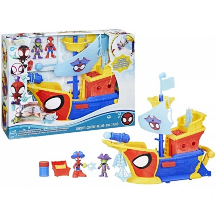 Mey İthalat® Spidey ve Inanılmaz Arkadaşları Webs Ahoy Bubble Ship