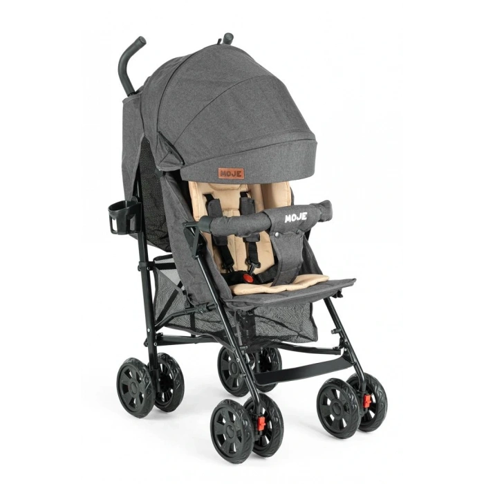 Mey İthalat®   Strong Baston Bebek Arabası Antrasit Siyah