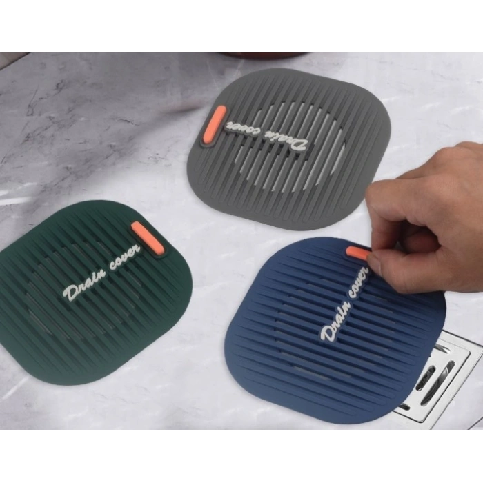 Mey İthalat® Süzgeçli Lavabo Gider Koruyucu Mat Gri