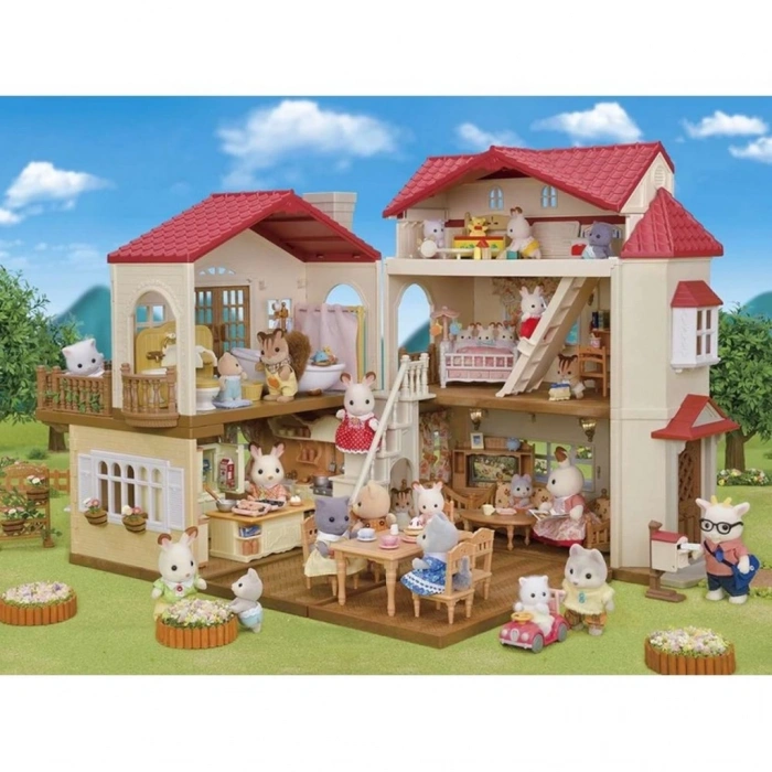Mey İthalat®  Sylvanian Families Oyun Odalı Işıklı Şehir Evi 5708