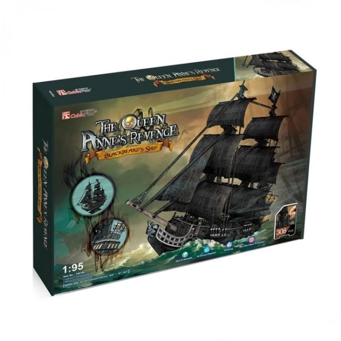 Mey İthalat®  The Queen AnneS Revenge 3D Puzzle