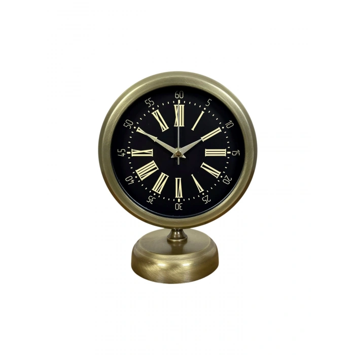 Mey İthalat® Time Art 25 x 20 Eskitme Metal Masa Saati