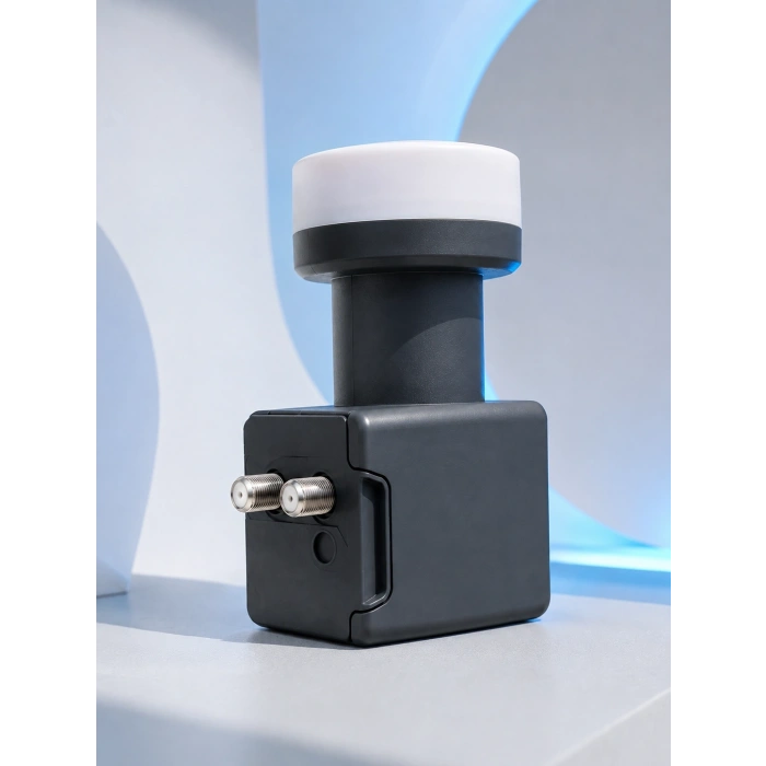Mey İthalat® Twin LNB Çift Çıkışlı Uydu Anten LNB 4K Ultra HD Ku Band 0.1 dB