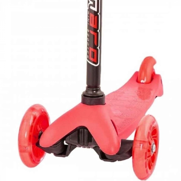 Mey İthalat® Twist Işıklı Scooter Kırmızı