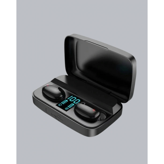 Mey İthalat® TWS A10s Bluetooth 5.0 Kulaklık Powerbank Şarj Kutulu Mini Tasarım