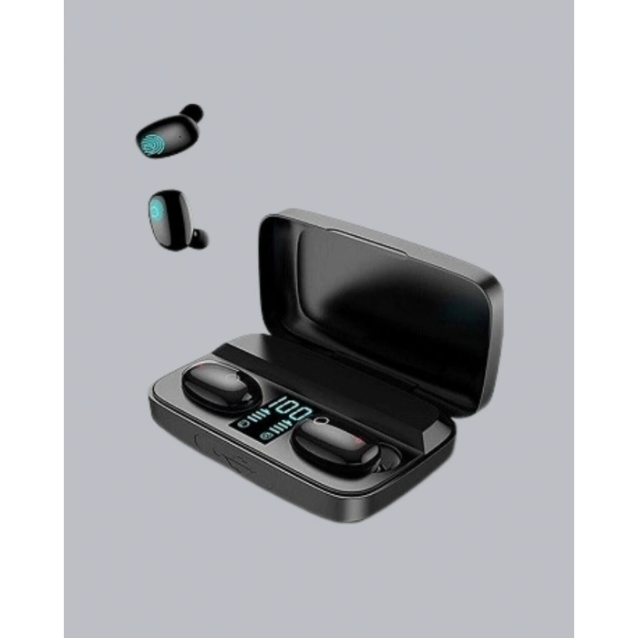 Mey İthalat® TWS Bluetooth Kulaklık 1800mAh Şarj Kutulu Dijital Ekranlı